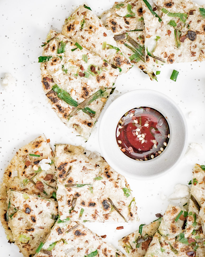 Korean scallion pancakes