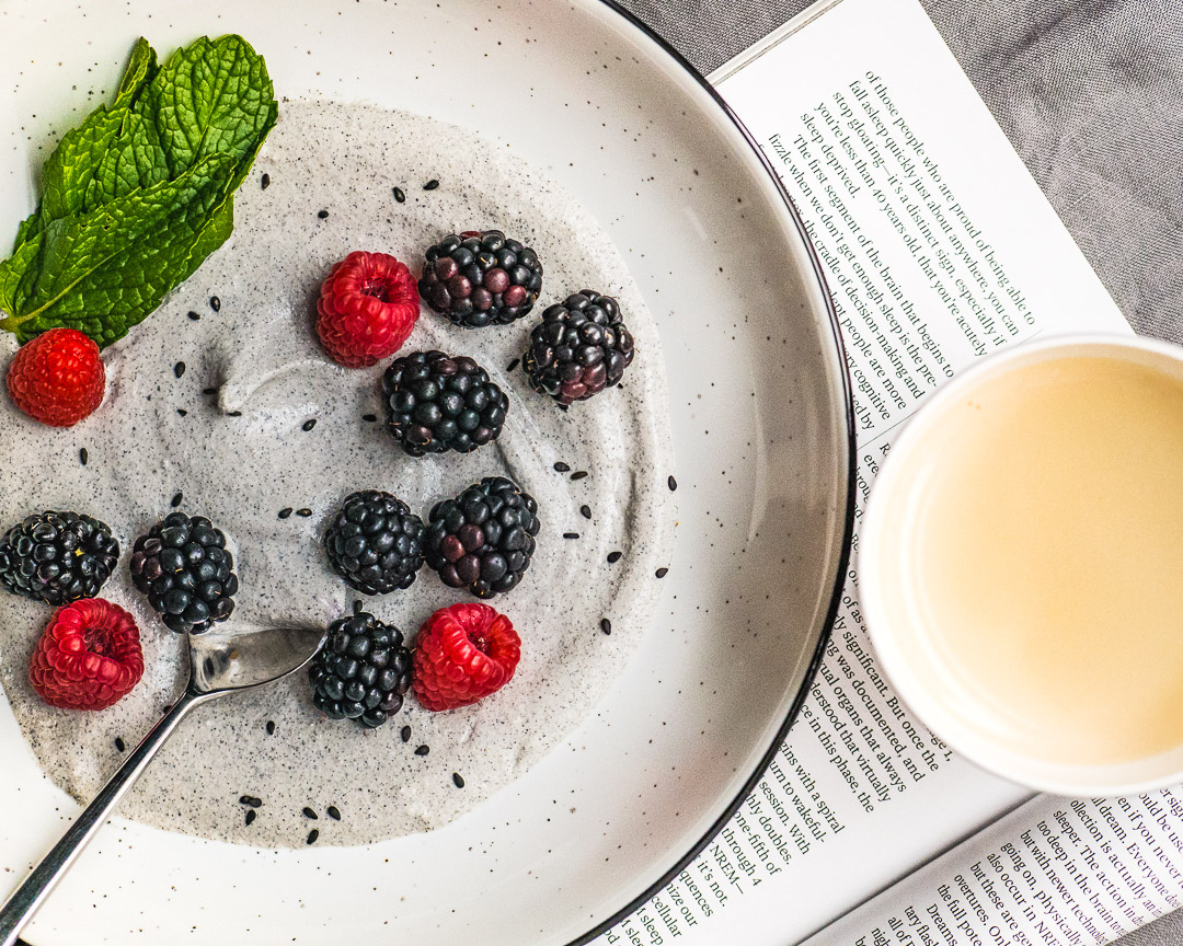 Black Sesame Cashew Cream